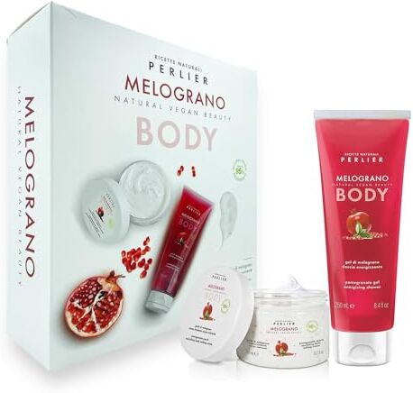 Perlier Melograno Cofanetto Crema Corpo Nutriente 300ml + Gel Doccia 250ml