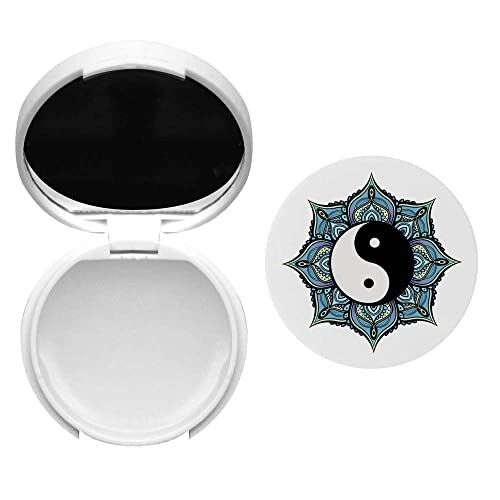 Azeeda 'Tranquillo Yin Yang Mandala' Balsamo labbra con specchietto (BM00024250)