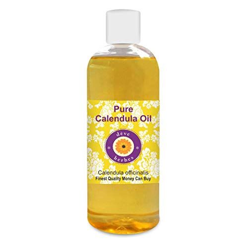 Deve Herbes Pure Calendula Oil (Calendula officinalis) 100% olio infuso naturale terapeutico puro da 200 ml
