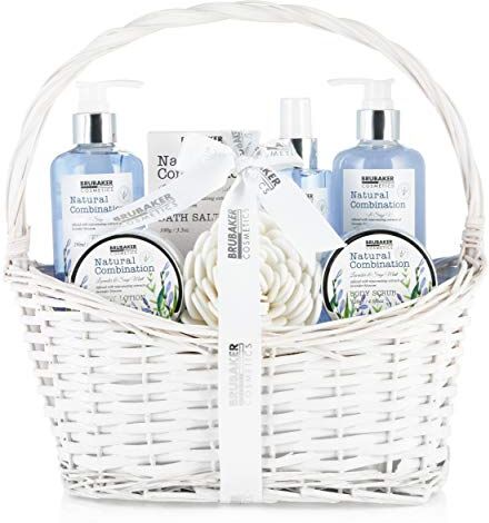 Brubaker Cosmetics Beauty Care Set cosmetico con estratti di menta lavanda e salvia Set regalo nel cestino del manico