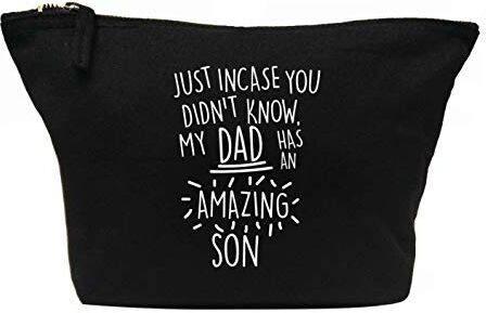 Creative , trousse per trucchi con scritta"Dad has amazing son