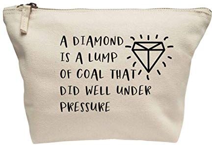 Creative Flox Trousse per trucco creativo, motivo: Diamond Coal Pressure