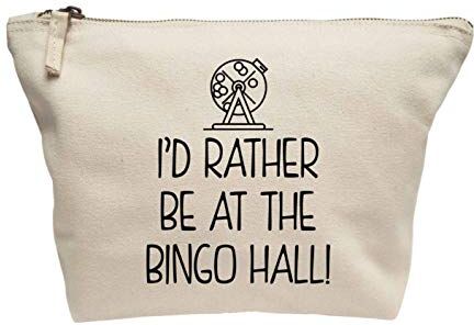 Creative Trousse per trucchi, motivo: Rather be at Bingo