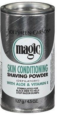 Magic Platinum Shaving Powder 4.5oz. Skin Conditioning (2 Pack) by Magic