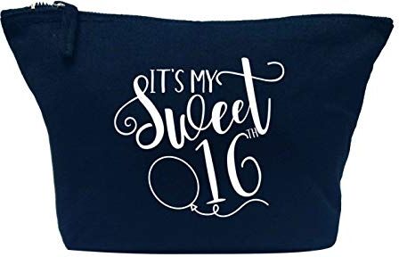 Creative Trousse per trucchi, motivo: It's my Sweet 16th