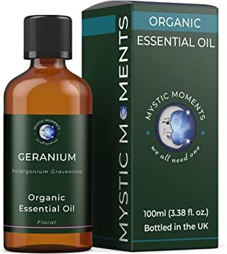 Mystic Moments Olio essenziale di geranio-biologico 100% puro-100 ml