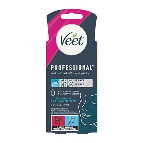 VEET Cold wax face tapes for sensitive skin Professional 20 pz