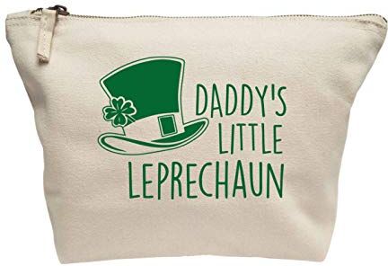 Creative Flox Trousse per trucchi, motivo: Daddy's Little Leprechaun