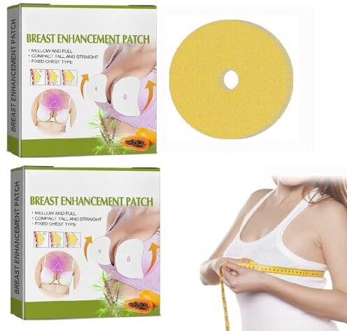 Generico Patch per l'aumento del seno, cerotto rassodante per il seno allo zenzero, sollevamento rassodante del seno per busto push up da donna con curva del corpo perfetta (2 box)