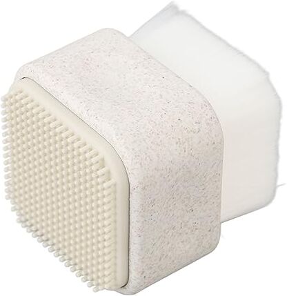 ZJchao Scrubber Viso Bifacciale, Pulizia Profonda, Massaggio Esfoliante per la Pelle, Spazzola Portatile in Silicone per la Pulizia del Viso, per la Rimozione dei Punti Neri,