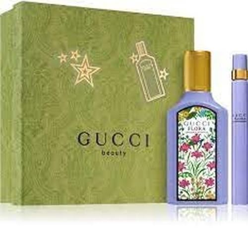 Gucci Flora Gorgeous Magnolia by  for Women Set da 2 pezzi da 1,6 oz EDP Spray, 0,33 oz EDP Spray