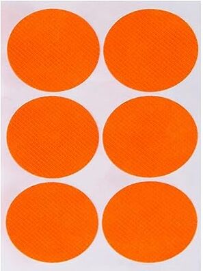 OCCOKO Adesivi per bambini e adulti Adesivo naturale Citronella Patch si attacca a qualsiasi superficie Adesivi DEET Ragadi Naso E Bocca (Orange, One Size)