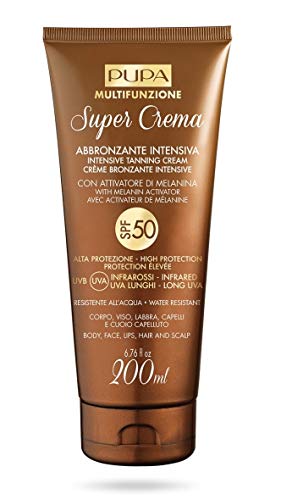 Pupa Multifunzione Super Crema Abbronzante Intensiva SPF 50 Water Resistant 200 ml