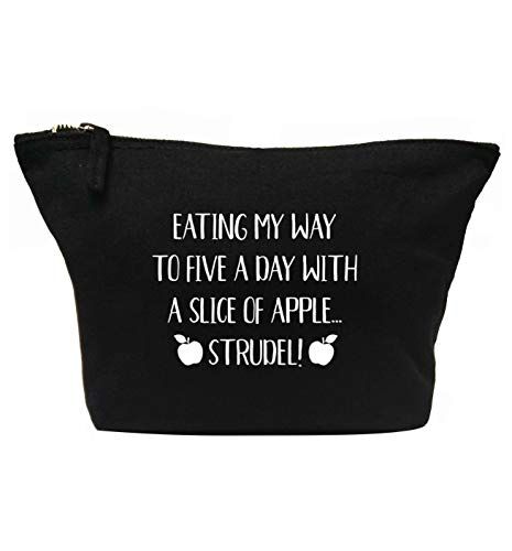 Creative makeup bag Five a day Apple strudel