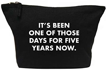 Creative Flox Trousse creativa per trucchi, motivo: One of those Days Five years