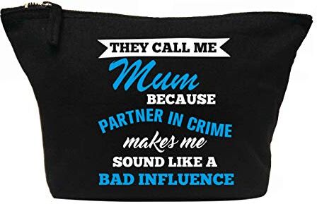 Creative Flox Trousse per trucchi con scritta"Call Me Mum Partner Crime