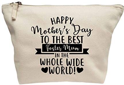 Creative Flox Trousse creativa per trucchi Happy Mother's Day Best Foster Mum in World