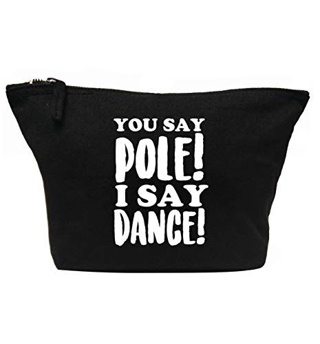 Creative Flox Trousse per trucco creativo, motivo:"You say Pole I Say Dance