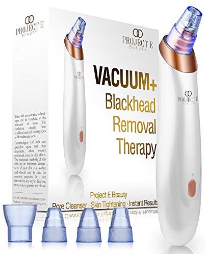 Pro-Ject Vacuum + Terapia di rimozione dei punti neri   Ultrastrong aspirazione facciale Acne Whitehead brufolo Pore naso peeling Cleaner dispositivo