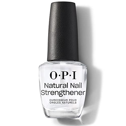 Wella OPI Nail Lacquer, Natural Nail Strengthener, Ripara e Rinforza le Unghie Danneggiate, Trasparente, 15ml