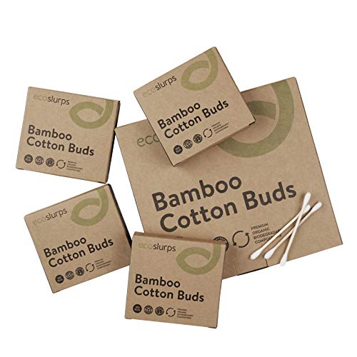 EcoSlurps Batuffoli di cotone, dischetti e cotton fioc (400)