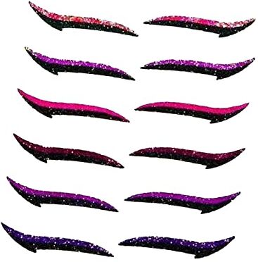 Generic Eyeliner, Nastro per Palpebra Doppia Palpebra, Falsoyer Naturale, 6 Pair Rosa Viola