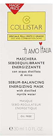 Collistar Maschera seboequilibrante energizzante oil free Pelle mista e grassa 50ml