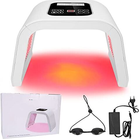 ZJchao Macchina per Fototerapia a Led a 10 Colori, Trattamento Fototerapico con Fototerapia per la Cura della Maschera Facciale, Ringiovanimento della Pelle, Rimozione Dell'acne, Macchina di Bellezza per(EU)