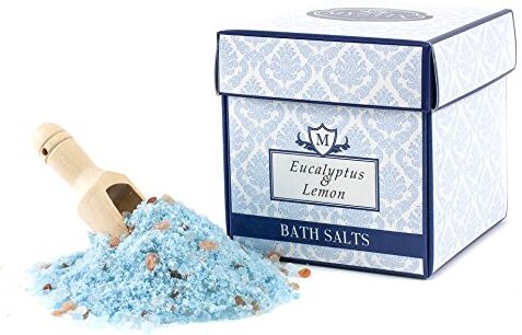 Mystic Moments Mystix London   sale da bagno eucalipto e olio essenziale di limone – 350 g