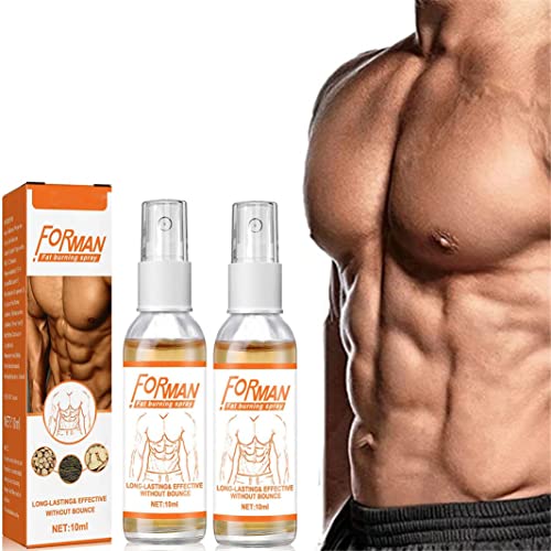 LUCKKY 2PCS Gynecomastia Chest Tightening Spray,Spray per la riduzione del grasso sul petto da uomo biologico,Spray snellente Ginecomastia,Spray Per Dimagrire,Spray Snellente per Il Corpo bruciagrassi