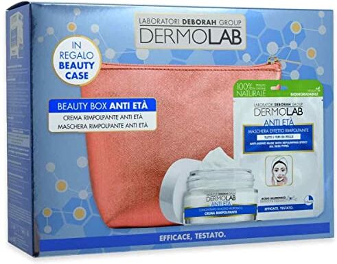 Deborah Dermolab dl_beauty box 2022 4 BEAUTY BOX ANTI ETA’ STAR KIT COMPOSTO DA: POCHETTE CREMA RIMPOLPANTE ANTI ETA’ MASCHERA ANTI ETA’ RIMPOLPANTE -