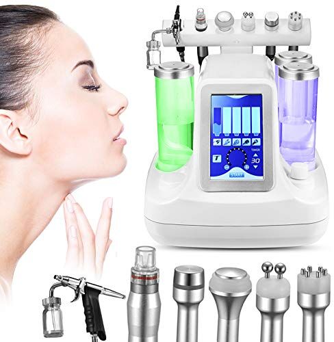 WSIKGHU Dispositivo Idrofacciale 6 in 1 SPA Uso Esfoliante Cura Della Pelle Strumenti di Bellezza Rimozione Punti Neri Alleggerimento Ringiovanimento Acqua Idrogeno Ossigeno Bellezza Macchina