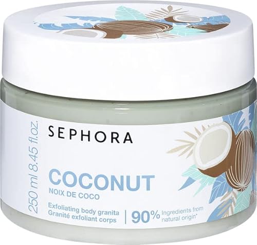 SEPHORA Exfoliating Body Granita COCONUT 250 ML 90% INGREDIENTS OF NATURAL ORIGIN