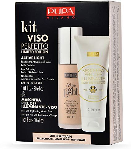 Cofanetto Pupa Kit Viso Perfetto Active Light n. 010 porcelain