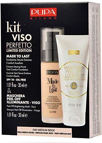 Pupa Cofanetto Kit Viso Perfetto Made to Last, N. 040 Medium Beige 60 ml