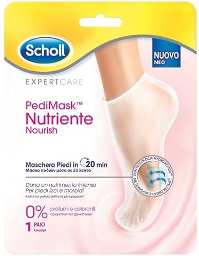 Scholl Dr.  Pedimask Maschera Piedi Nutriente 3 Olis Complex, 2 Paia