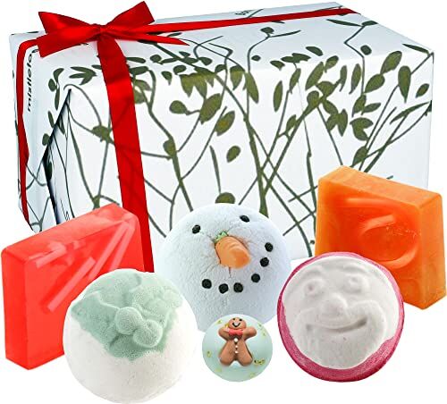 Bomb Cosmetics Mistletoe Kiss, Set natalizio da bagno, in confezione regalo