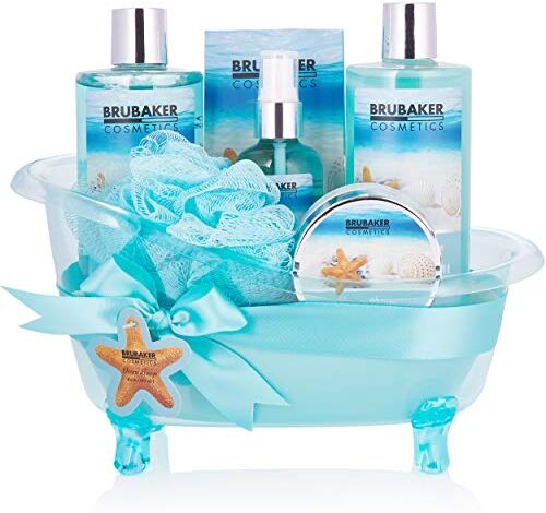 Brubaker Cosmetics Set da bagno e doccia Summer Dreams Set regalo in 7 pezzi in vasca da bagno decorativa