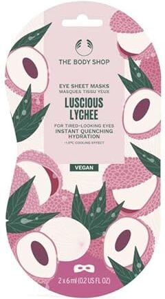 The Body Shop Luscious Lychee Eye Sheet Masks For Tired Looking Eyes 2x6ml