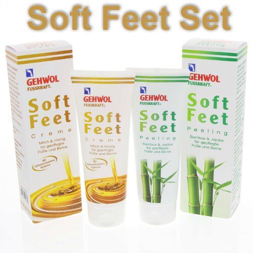 Gehwol Set, da Forza Soft Feet Crema Piedi + Peeling Confezione risparmio