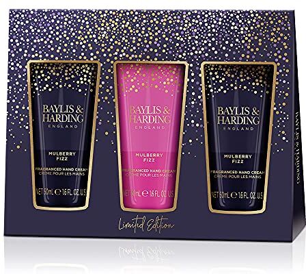 Baylis & Harding Mulberry Fizz Set Regalo di Lusso per Le Mani, Adatto Ai Vegani