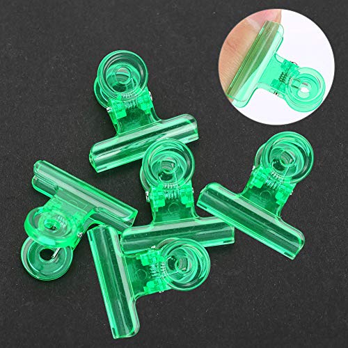 Generic Clip per Estensione Unghie in Plastica Multifunzionale da 5 Pezzi, Crea Unghie Perfette, 4 Scelte di Colore, Facili per i Principianti, Durevoli Nell'uso (GREEN)