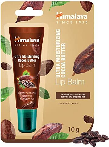 Himalaya Balsamo per le labbra Mousturising Tubo di cacao ricco burro di cacao cura delle labbra 10g