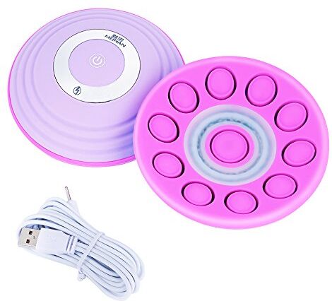 CHICIRIS Ingranditore del Seno, massaggiatore toracico di Sollevamento del Seno con ingrandimento del Busto della Donna Senza Fili USB(Viola)