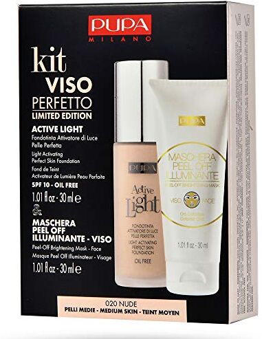 Pupa Cofanetto  Kit Viso Perfetto Active Light n. 020 nude