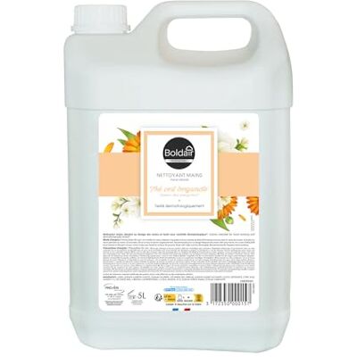 Boldair Detergente mani the Green bergamotto Formula detergente, idratante e ammorbidente 5L Produzione francese Boldair Detergente mani the Green bergamotto Formula detergente, idratante e ammorbidente 5L Produzione francese