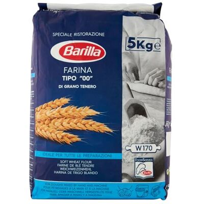 Barilla for Professionals Farina 00 Catering Food Service 5kg Barilla for Professionals Farina 00 Catering Food Service 5kg
