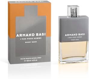 Armand Basi I L'Eau pour Homme Woody Musk, Eau de Toilette, Profumo Uomo Spray, Famiglia Olfattiva Legnosa, Muschiato e Pulito, 125 ml