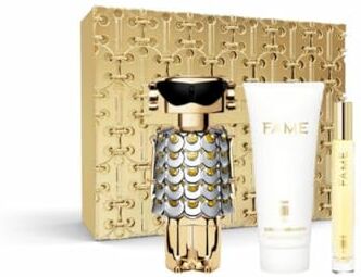 Paco Rabanne Fame by  for Women 3 pezzi regalo set 2,7 oz EDP Spray, 0,34 oz EDP Spray, 3,4 oz Body Lotion