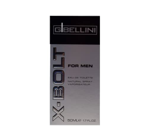 G Bellini G. Bellini Eau de toilette X-Bolt da uomo, 75 ml, edizione 2021, vegan
